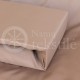 Satin fitted sheets (DARK ECRU)